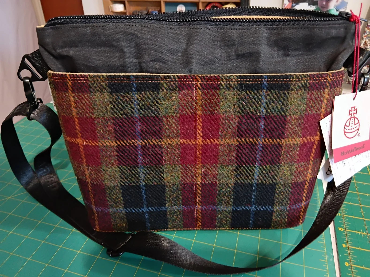 Large Harris Tweed® Tote Bag - Winter Colours
