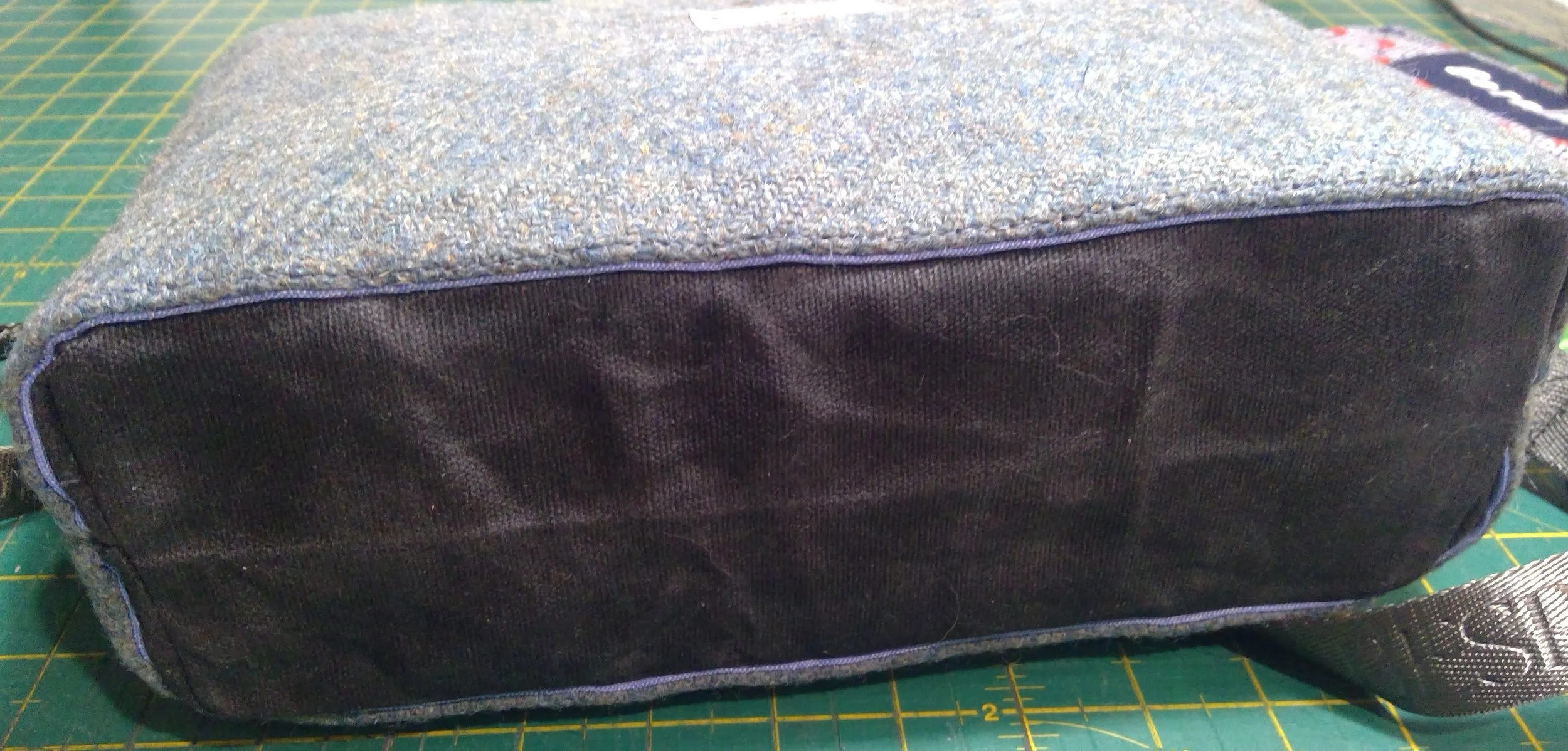 Harris Tweed® Tote Bag - Blue & Black