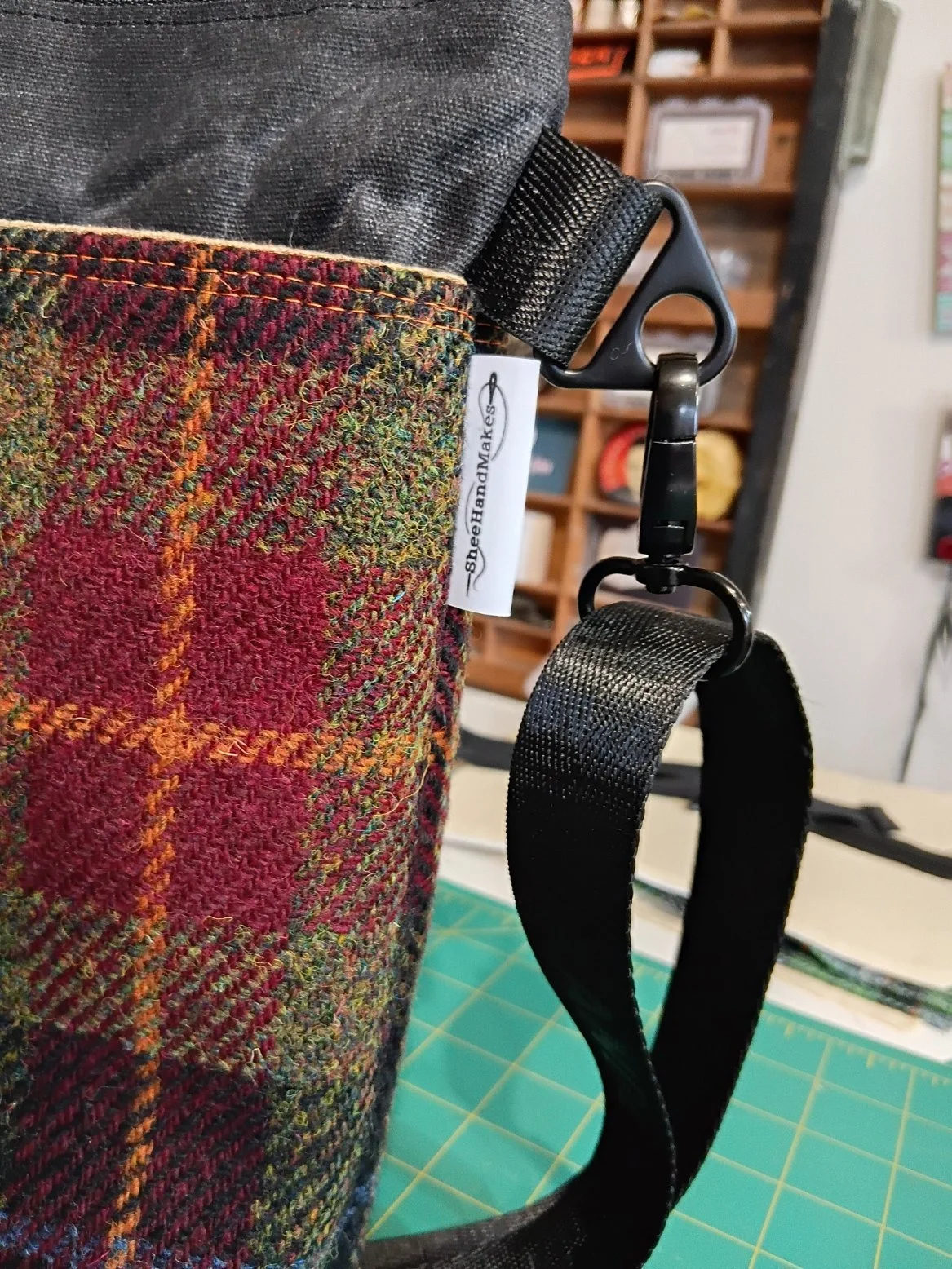 Large Harris Tweed® Tote Bag - Winter Colours