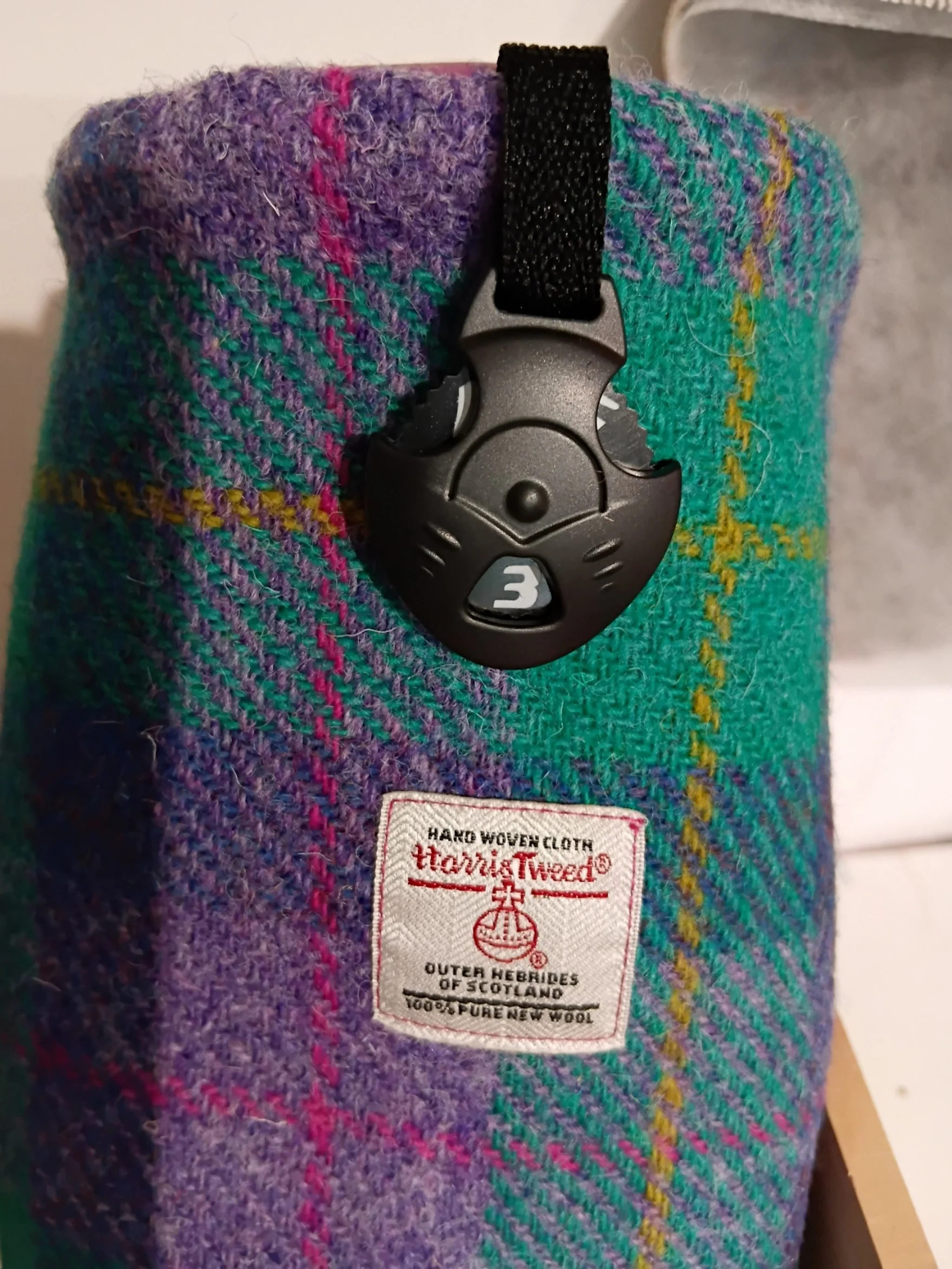 Harris Tweed® Golf Club Head Covers - Pink Tartan