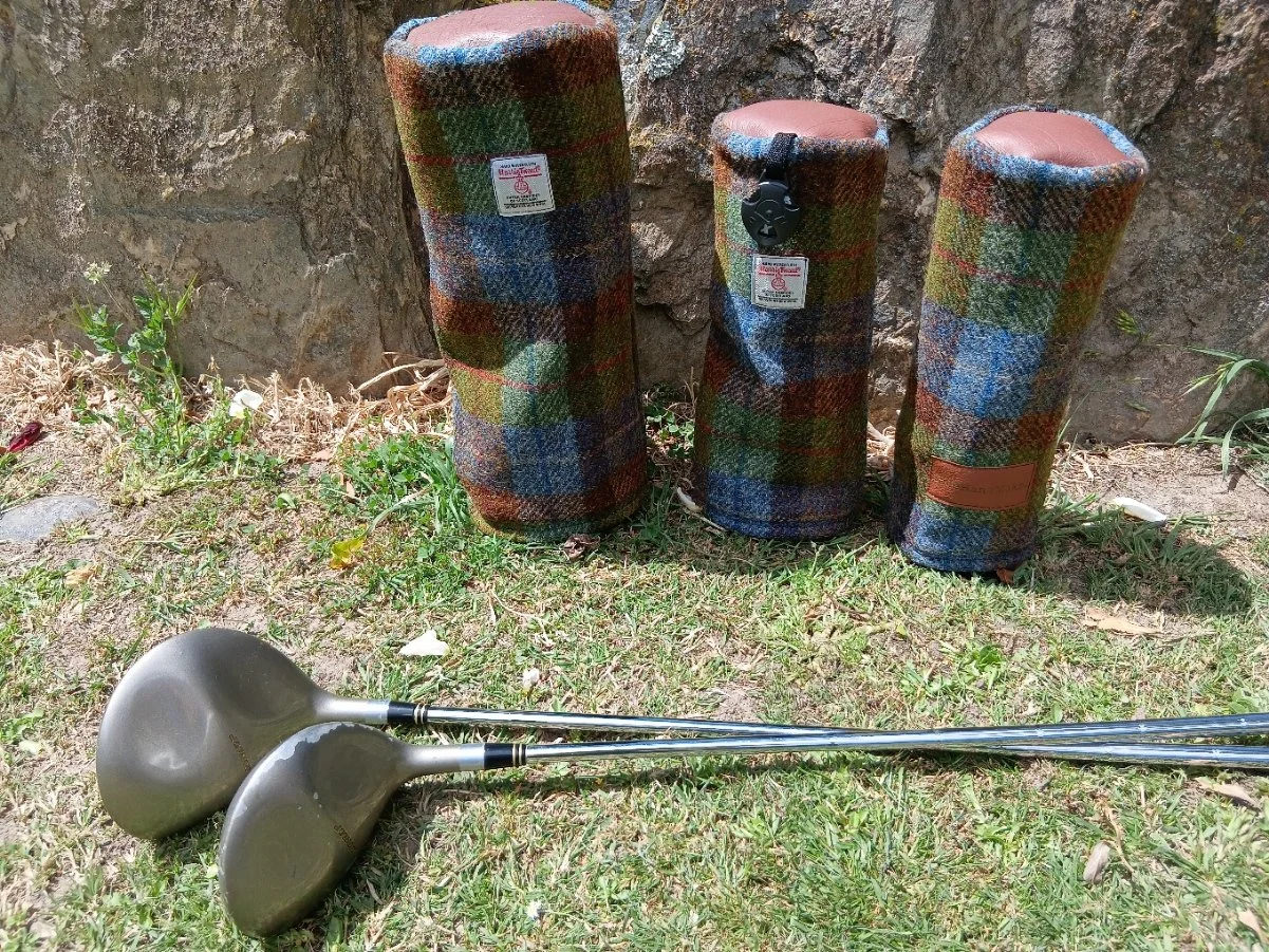Harris Tweed® Golf Club Head Covers - Autumn Tartan