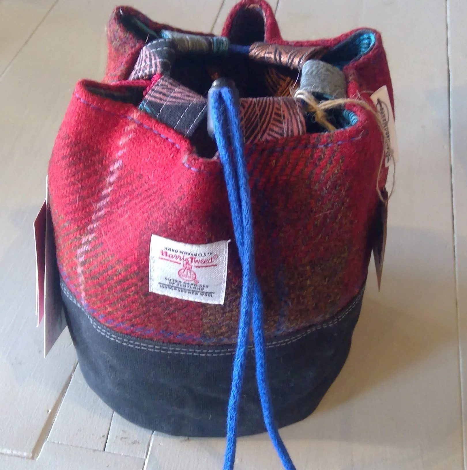 Harris Tweed® Crafters Project Bag - Red