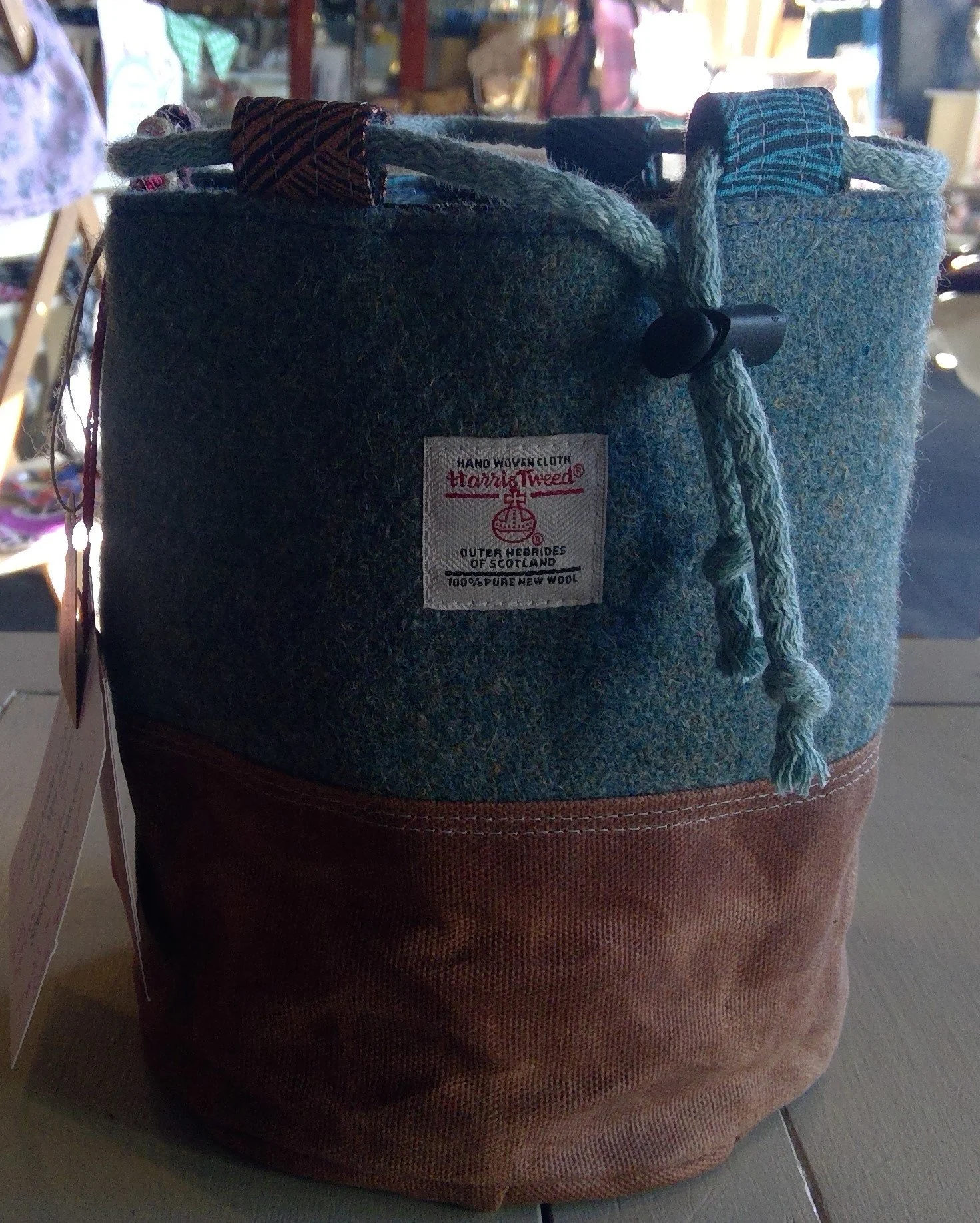 Harris Tweed® Crafters Project Bag - Blue