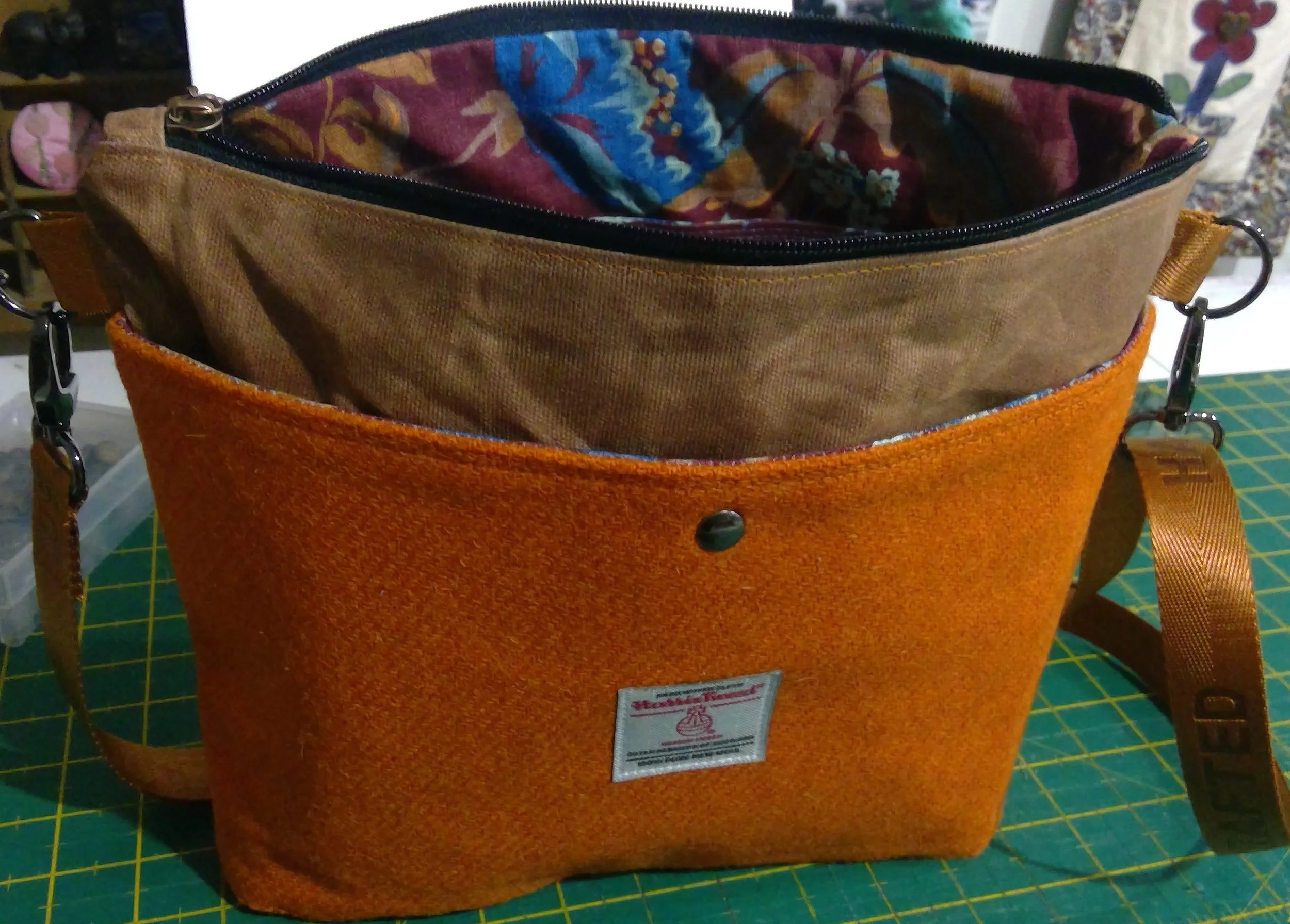 Harris Tweed® Tote Bag - Orange