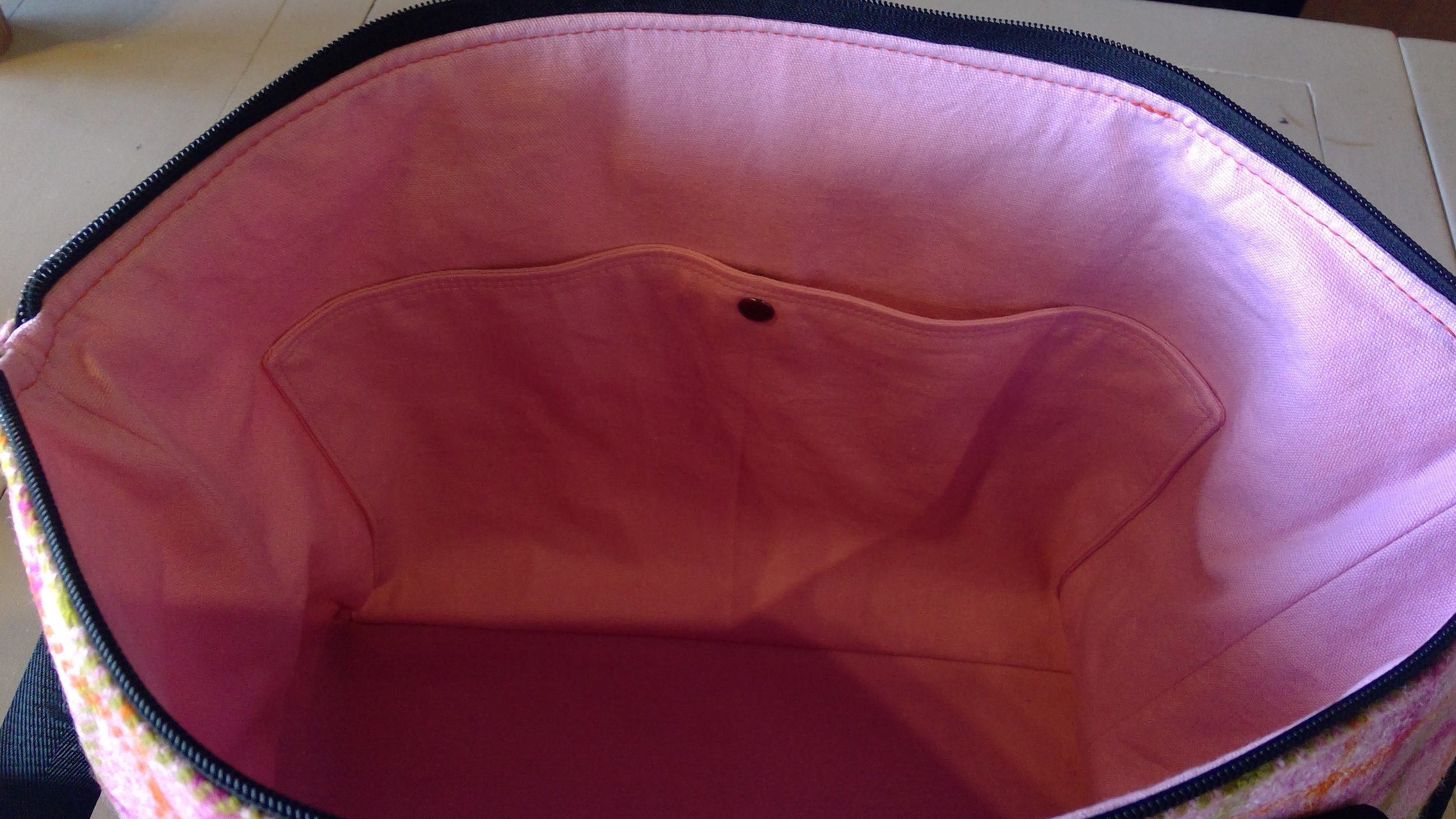 Large Harris Tweed® Tote Bag - Pink