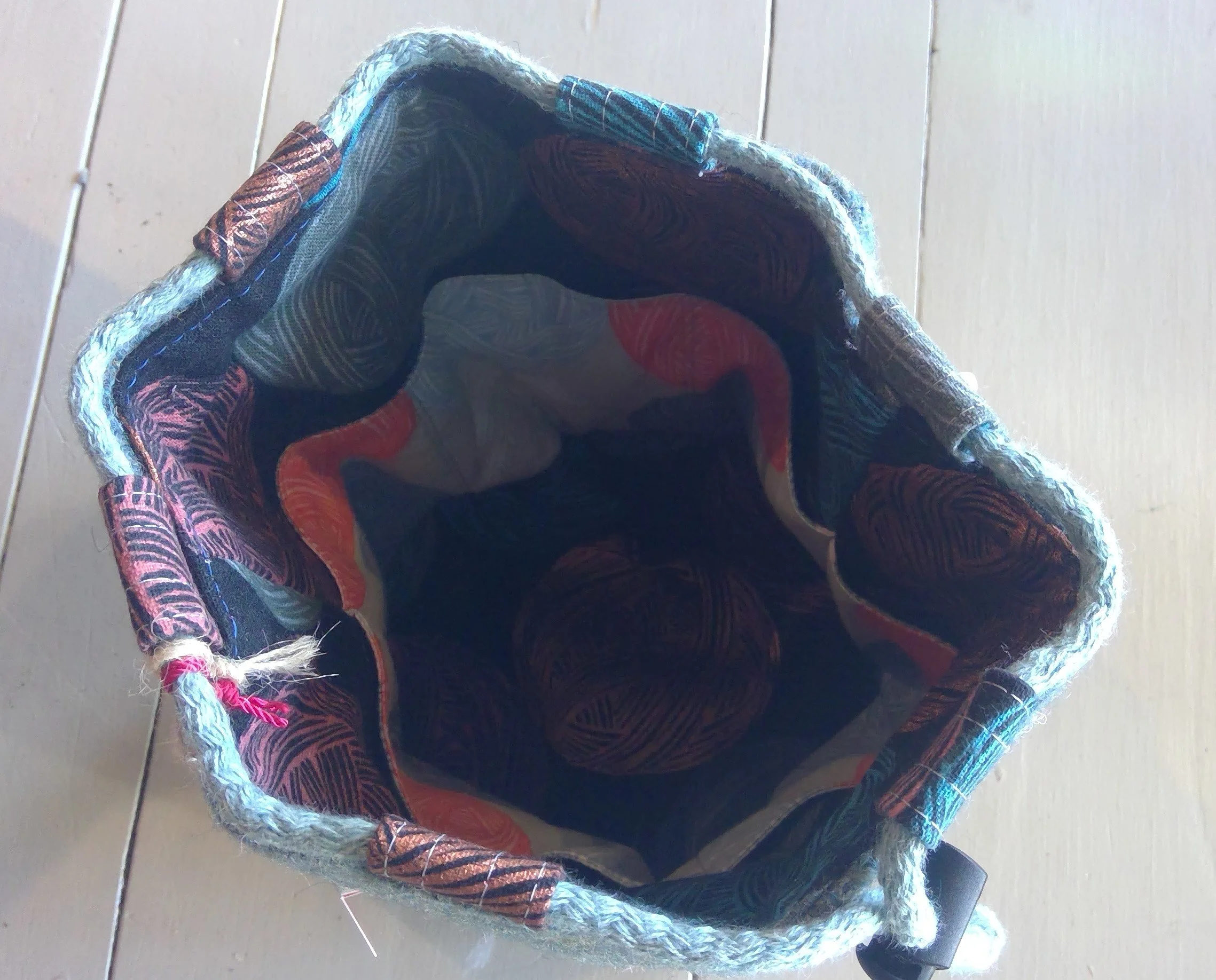 Harris Tweed® Crafters Project Bag - Blue