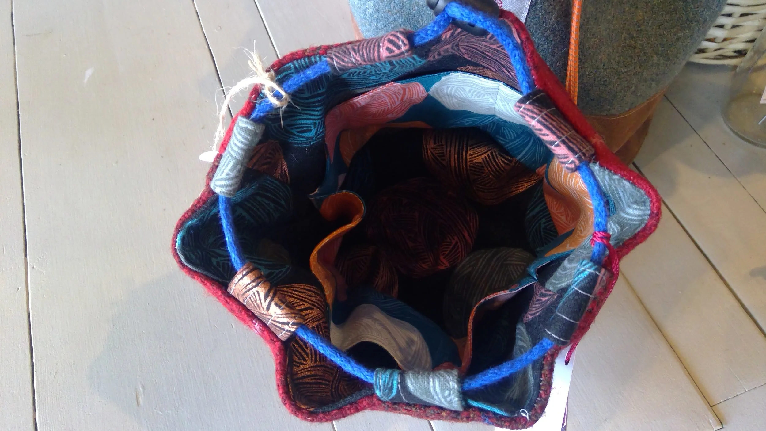 Harris Tweed® Crafters Project Bag - Red